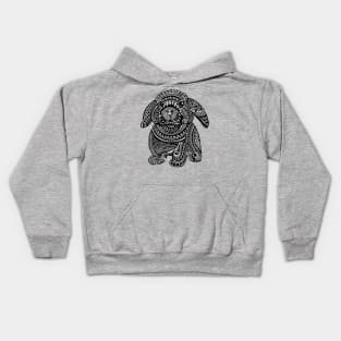 Polynesian Bunny Kids Hoodie